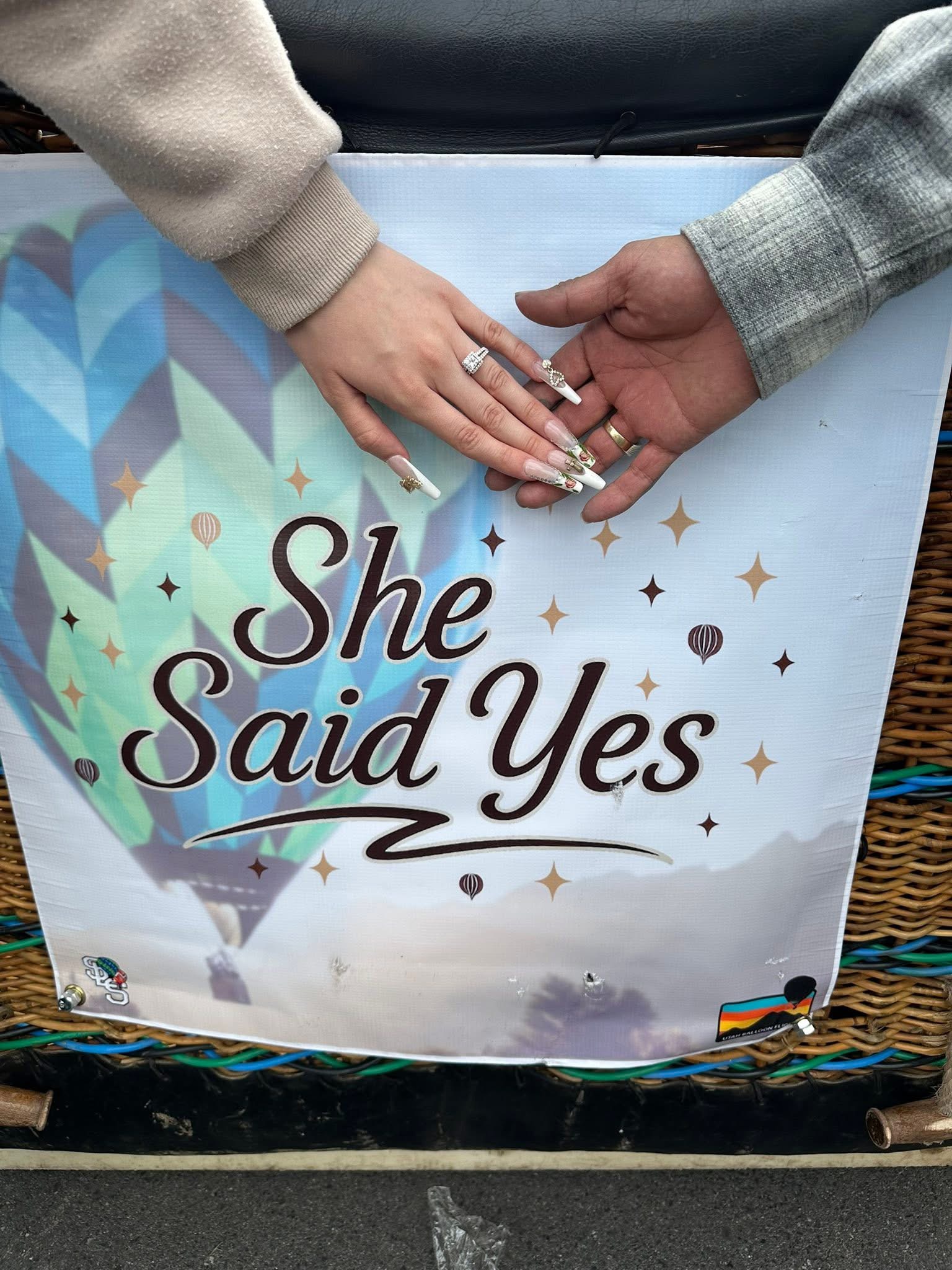 She said yes